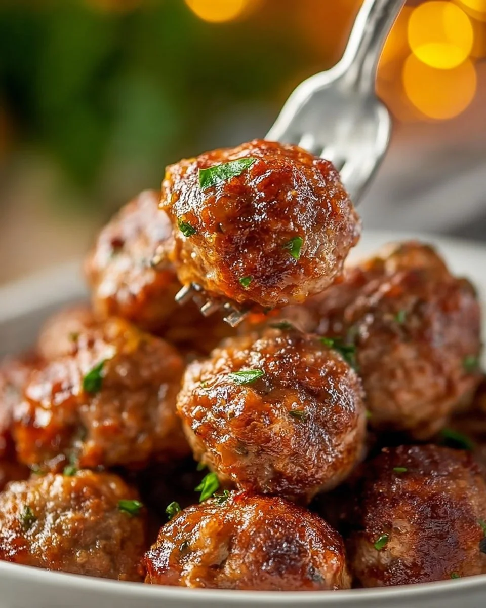 A plate of delicious homemade meatballs with marinara sauce
