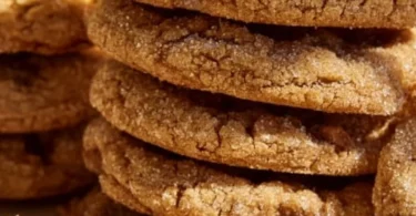 Espresso brown butter toffee cookies fresh from the oven
