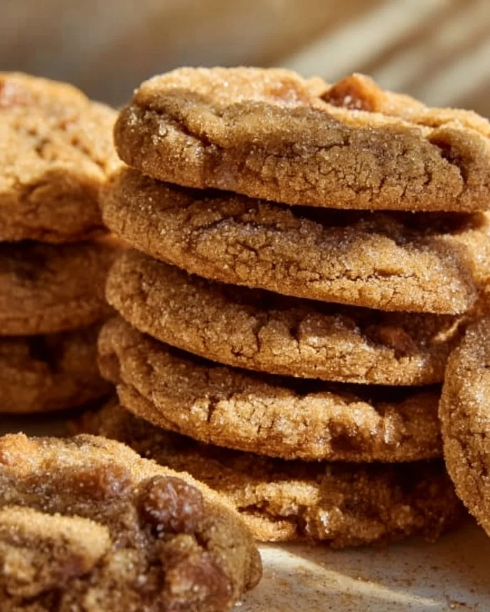 Espresso brown butter toffee cookies fresh from the oven
