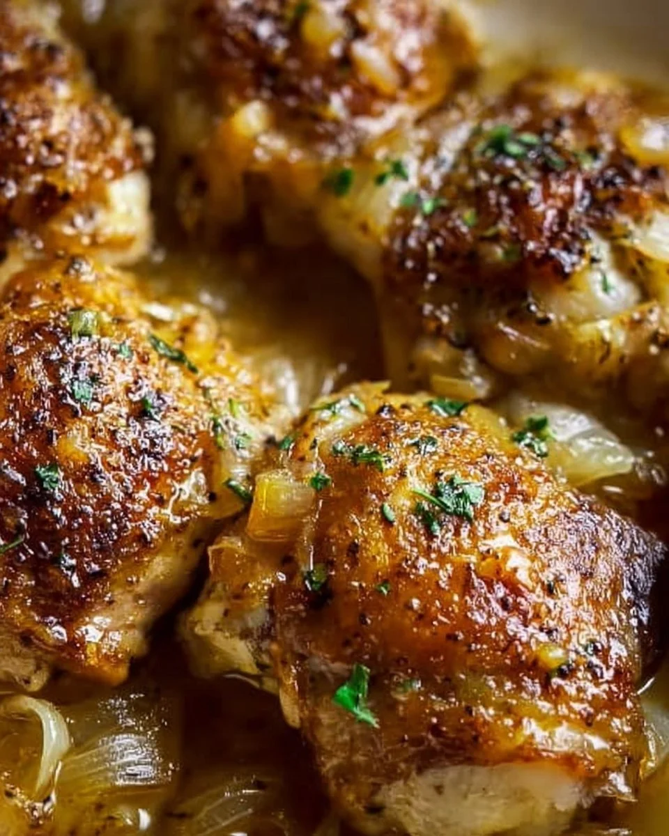 French Onion Dip Chicken Thighs