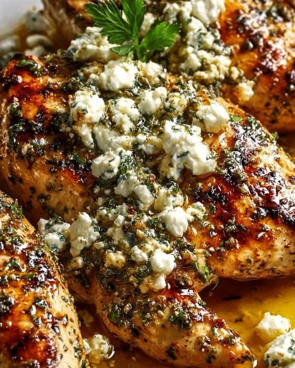 Greek Chicken with Lemon and Feta