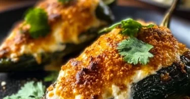 Healthy baked stuffed peppers filled with nutritious ingredients
