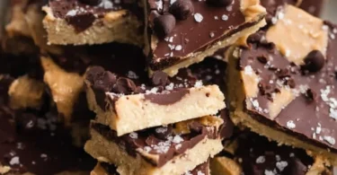 Healthy Cookie Dough Bark made with wholesome ingredients.